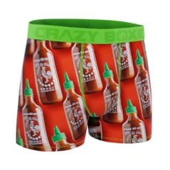 CRAZYBOXER Sriracha Take Away Box Men's Boxer Briefs (Creative Packaging) -Crazy Boxer CBSRI0102BOTLN 3
