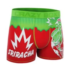 CRAZYBOXER Sriracha Chili Men's Boxer Briefs -Crazy Boxer CBSRI0102FIRE 3