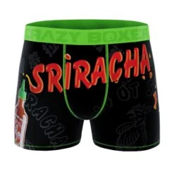 CRAZYBOXER Sriracha Cock Men's Boxer Briefs (2 Pack) -Crazy Boxer CBSRI0103X2C5 6