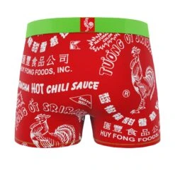 CRAZYBOXER Sriracha Mega Sauce Men's Boxer Briefs (3 Pack) -Crazy Boxer CBSRI0103X3C3 5