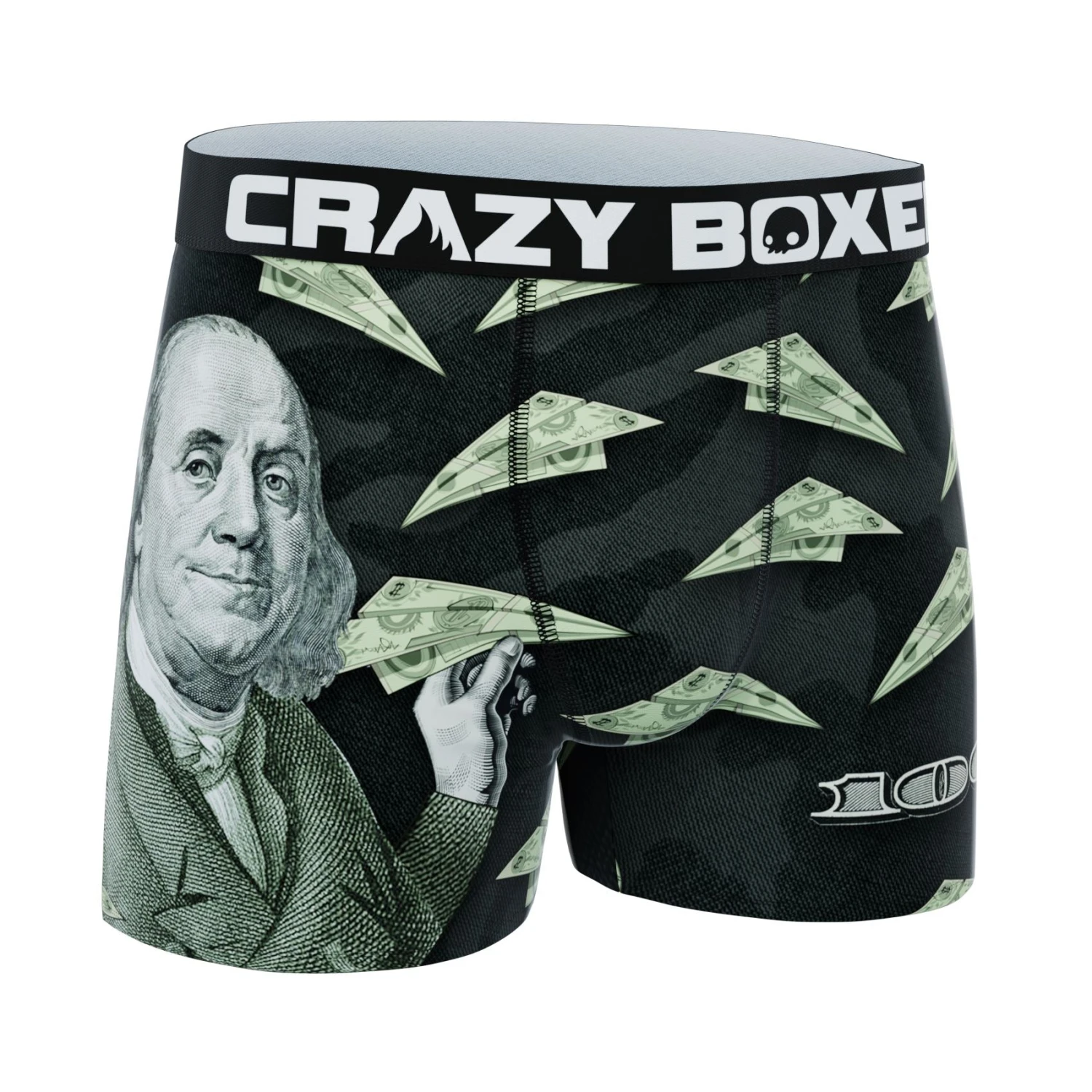 CRAZYBOXER Money Dollars Box Men's Boxer Briefs (Creative Packaging) 4 CRAZYBOXER Money Dollars Box Men's Boxer Briefs (Creative Packaging) - Image 4