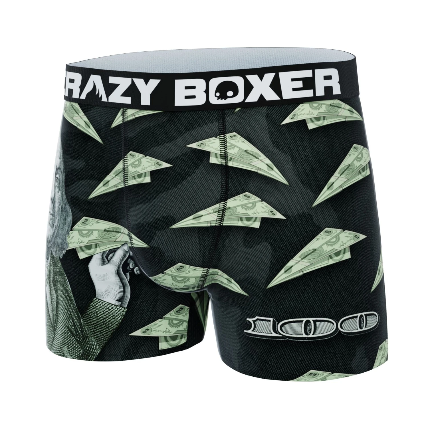 CRAZYBOXER Money Dollars Box Men's Boxer Briefs (Creative Packaging) 5 CRAZYBOXER Money Dollars Box Men's Boxer Briefs (Creative Packaging) - Image 5