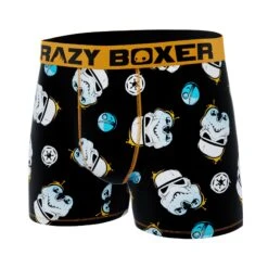 CRAZYBOXER Star Wars Stromtroopers Men's Boxer Briefs 7 CRAZYBOXER Star Wars Stromtroopers Men's Boxer Briefs -Crazy Boxer CBSTW0102AOP2 5