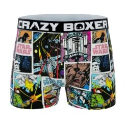 CRAZYBOXER Men's Star Wars Comic Boxer Briefs