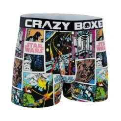 CRAZYBOXER Men's Star Wars Comic Boxer Briefs -Crazy Boxer CBSTW0102COM 4