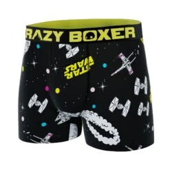 CRAZYBOXER Star Wars Space Ships Men's Boxer Briefs -Crazy Boxer CBSTW0102FLY 5