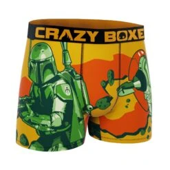 CRAZYBOXER Star Wars Boba Fett Men's Boxer Briefs -Crazy Boxer CBSTW0102SLA 3