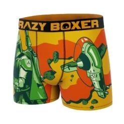 CRAZYBOXER Star Wars Boba Fett Men's Boxer Briefs -Crazy Boxer CBSTW0102SLA 4