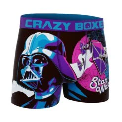 Men's Star Wars Darth Vador Fleet Boxer Briefs -Crazy Boxer CBSTW0102TIE 3