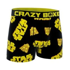 CRAZYBOXER Star WarsDarth Cheese Men's Boxer Briefs 6 CRAZYBOXER Star WarsDarth Cheese Men's Boxer Briefs -Crazy Boxer CBSTW0103CHES 3