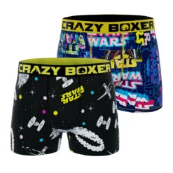 CRAZYBOXER Star Wars Nav Men's Boxer Briefs (2 Pack)