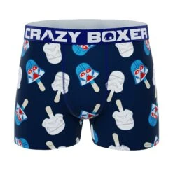 CRAZYBOXER Star Wars Ice Cream Men's Boxer Briefs ( Pack 2) -Crazy Boxer CBSTW0103X2D2 6