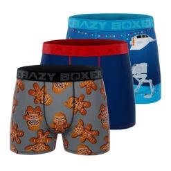 CRAZYBOXER Star Wars Holidays Men's Men's Boxer Briefs (3 Pack)