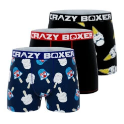 CRAZYBOXER Star Wars Ice Cream Men's Boxer Briefs (3 Pack)