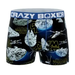 CRAZYBOXER Star Wars Men's Boxer Briefs (3 Pack) -Crazy Boxer CBSTW0103X3C3 8