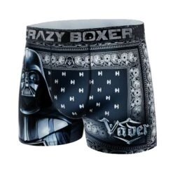 CRAZYBOXER Star Wars Darth Vader Men's Boxer Briefs -Crazy Boxer CBSTW0104DARK 4