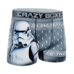 CRAZYBOXER Star Wars Stormtrooper Men's Boxer Briefs -Crazy Boxer CBSTW0104TROO 3