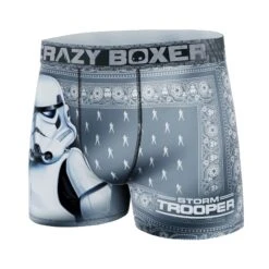 CRAZYBOXER Star Wars Stormtrooper Men's Boxer Briefs -Crazy Boxer CBSTW0104TROO 4