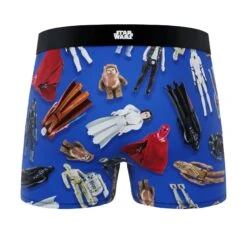 CRAZYBOXER Star Wars Blue Men's Boxer Briefs (Pack 3) -Crazy Boxer CBSTW0104X3A1 6