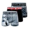 CRAZYBOXER Star Wars Darth Vader Men's Boxer Briefs (3 Pack)