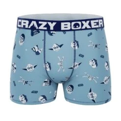 CRAZYBOXER Star Wars Blue Men's Boxer Briefs (Pack 5) -Crazy Boxer CBSTW0104X5A1 9