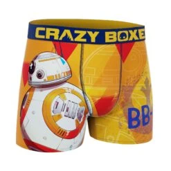 CRAZYBOXER Star Wars BB8 Men's Boxer Briefs -Crazy Boxer CBSW101BB8 3
