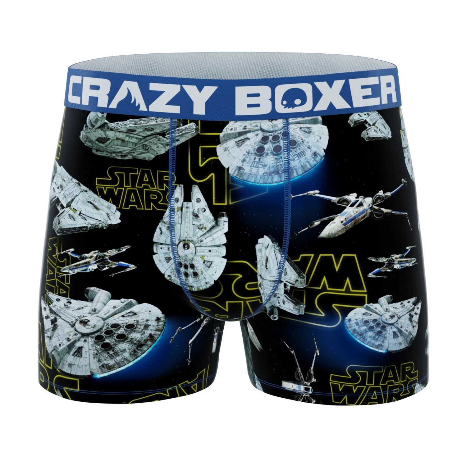 CRAZYBOXER Star Wars Falcon Men's Boxer Briefs 1 CRAZYBOXER Star Wars Falcon Men's Boxer Briefs