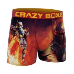 Men's Boxer Briefs - Star Wars - Boba Fett 6 Men's Boxer Briefs - Star Wars - Boba Fett -Crazy Boxer CBSW101FET 3