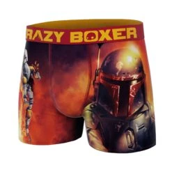 Men's Boxer Briefs - Star Wars - Boba Fett 7 Men's Boxer Briefs - Star Wars - Boba Fett -Crazy Boxer CBSW101FET 4