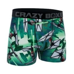 CRAZYBOXER Star Wars Tie Men's Boxer Briefs -Crazy Boxer CBSW101FIG 3