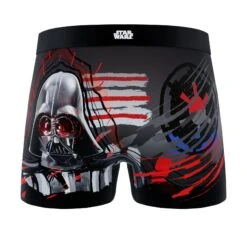 CRAZYBOXER Star Wars Darth Vader Millenium Falcon Men's Boxer Briefs (2 Pack) 7 CRAZYBOXER Star Wars Darth Vader Millenium Falcon Men's Boxer Briefs (2 Pack) -Crazy Boxer CBSW101X2A4 5