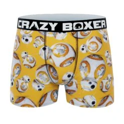 CRAZYBOXER Star Wars BB8 Men's Boxer Briefs (2 Pack) -Crazy Boxer CBSW101X2A6 6