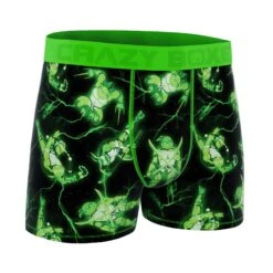 CRAZYBOXER Ninja Turtles Green Power Men's Boxer Briefs -Crazy Boxer CBTMN0103GREN 3