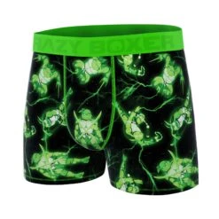 CRAZYBOXER Ninja Turtles Green Power Men's Boxer Briefs -Crazy Boxer CBTMN0103GREN 4