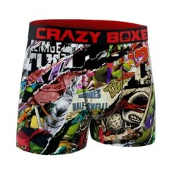 CRAZYBOXER Ninja Turtles Medley Men's Boxer Briefs -Crazy Boxer CBTMN0103MEDL 3