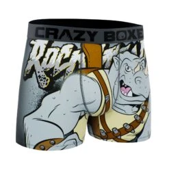 CRAZYBOXER Men's Ninja Turtles Rocksteady Boxer Briefs -Crazy Boxer CBTMN0103ROCK 3