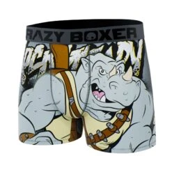 CRAZYBOXER Men's Ninja Turtles Rocksteady Boxer Briefs -Crazy Boxer CBTMN0103ROCK 4
