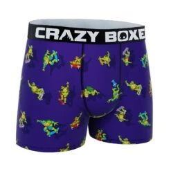 CRAZYBOXER Ninja Turtles Skateboard Men's Boxer Briefs -Crazy Boxer CBTMN0103SKAT 3