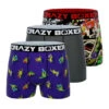 CRAZYBOXER Ninja Turtles Medley Men's Boxer Briefs (3 Pack)
