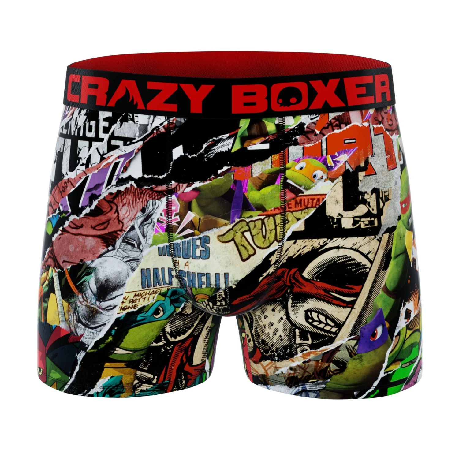 CRAZYBOXER Ninja Turtles Skateboard & Medley Men's Boxer Briefs (3 Pack) 2 CRAZYBOXER Ninja Turtles Skateboard & Medley Men's Boxer Briefs (3 Pack) - Image 2