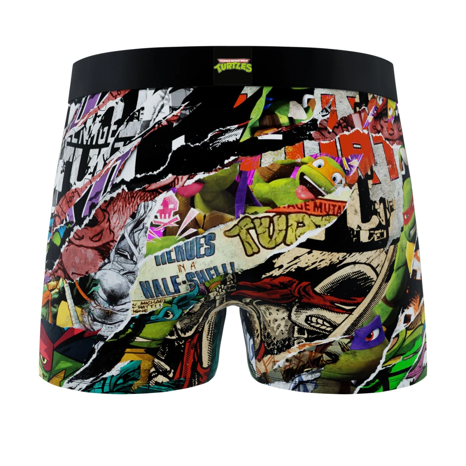 CRAZYBOXER Ninja Turtles Skateboard & Medley Men's Boxer Briefs (3 Pack) 3 CRAZYBOXER Ninja Turtles Skateboard & Medley Men's Boxer Briefs (3 Pack) - Image 3