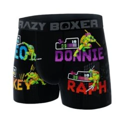 CRAZYBOXER Ninja Turtles Player Men's Boxer Briefs -Crazy Boxer CBTMN0105ALLS 4