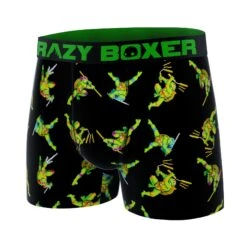CRAZYBOXER Ninja Turtles Pixel Men's Boxer Briefs -Crazy Boxer CBTMN0105PIX2 4