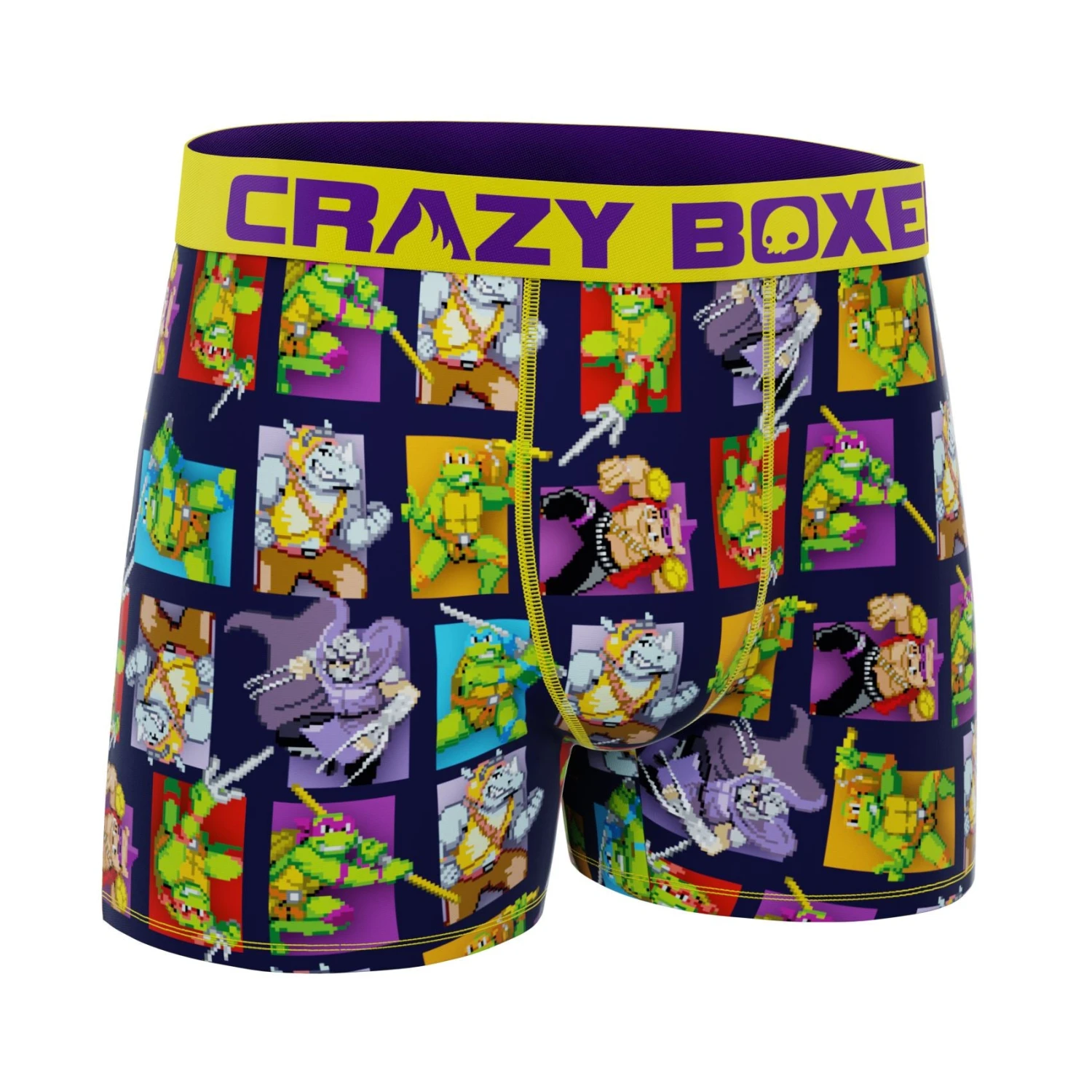 CRAZYBOXER Ninja Turtles In Time Men's Boxer Briefs 3 CRAZYBOXER Ninja Turtles In Time Men's Boxer Briefs - Image 3