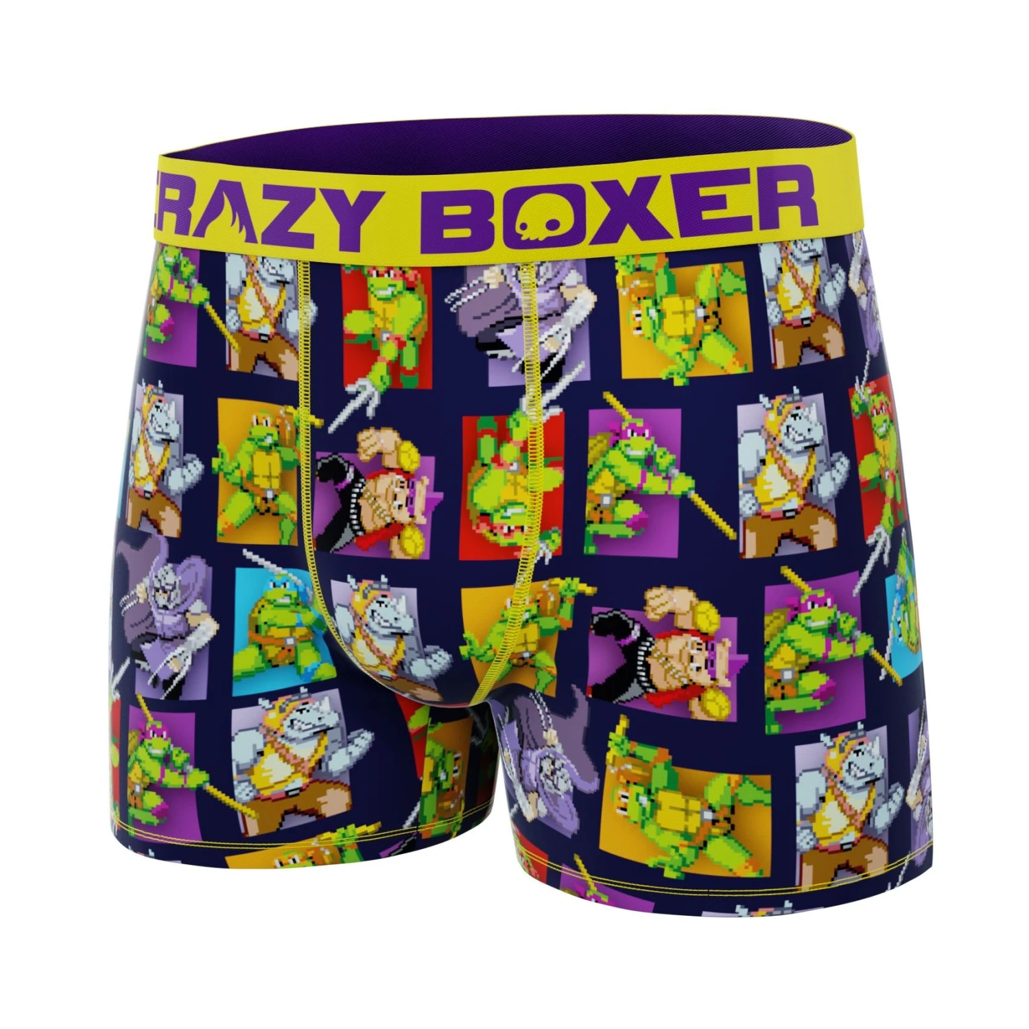 CRAZYBOXER Ninja Turtles In Time Men's Boxer Briefs 4 CRAZYBOXER Ninja Turtles In Time Men's Boxer Briefs - Image 4