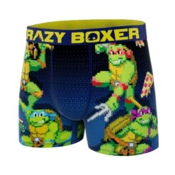 CRAZYBOXER Ninja Turtles Pix Men's Boxer Briefs -Crazy Boxer CBTMN0105PIXE 4