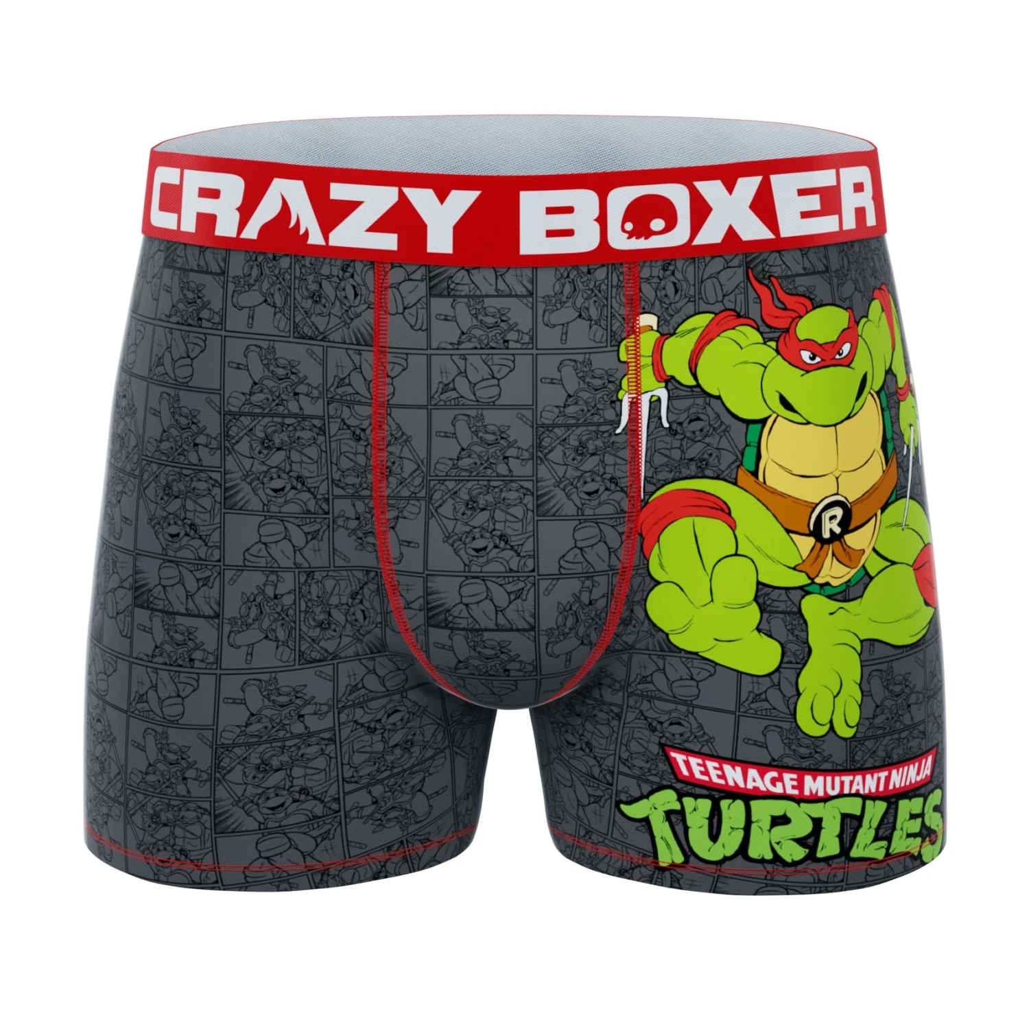 CRAZYBOXER Ninja Turtles Raphael Men's Boxer Briefs (Creative Packaging) 2 CRAZYBOXER Ninja Turtles Raphael Men's Boxer Briefs (Creative Packaging) - Image 2