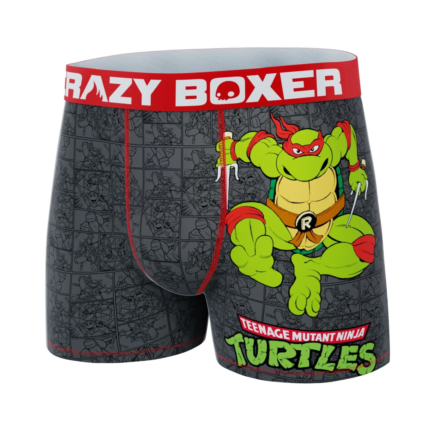 CRAZYBOXER Ninja Turtles Raphael Men's Boxer Briefs (Creative Packaging) 5 CRAZYBOXER Ninja Turtles Raphael Men's Boxer Briefs (Creative Packaging) - Image 5