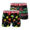 CRAZYBOXER Ninja Turtles Holidays Men's Boxer Briefs (2 Pack)