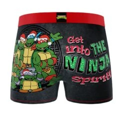 CRAZYBOXER Ninja Turtles Holidays Men's Boxer Briefs (2 Pack) 7 CRAZYBOXER Ninja Turtles Holidays Men's Boxer Briefs (2 Pack) -Crazy Boxer CBTMNT0101X2A1 5